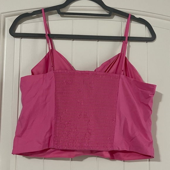 Express Pink Crop Top - Picture 3 of 4